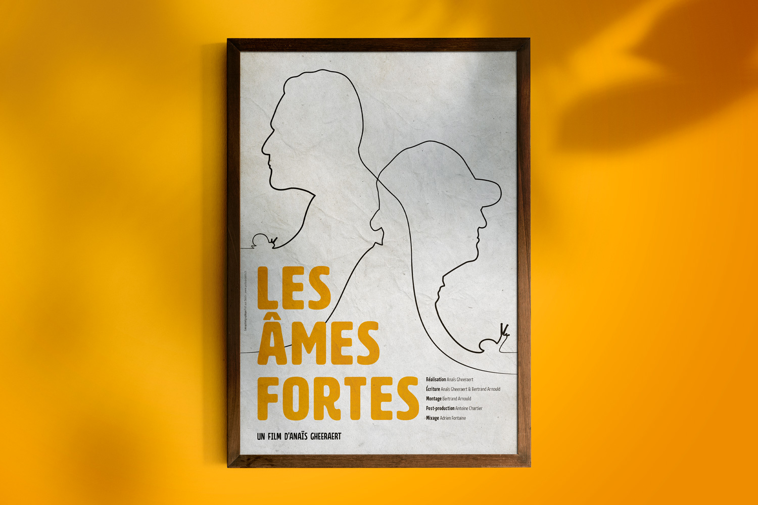Les âmes fortes - Affiche